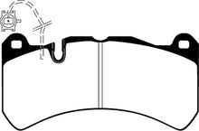 Load image into Gallery viewer, EBC 2014+ Maserati Ghibli 3.0TT RWD Yellowstuff Front Brake Pads