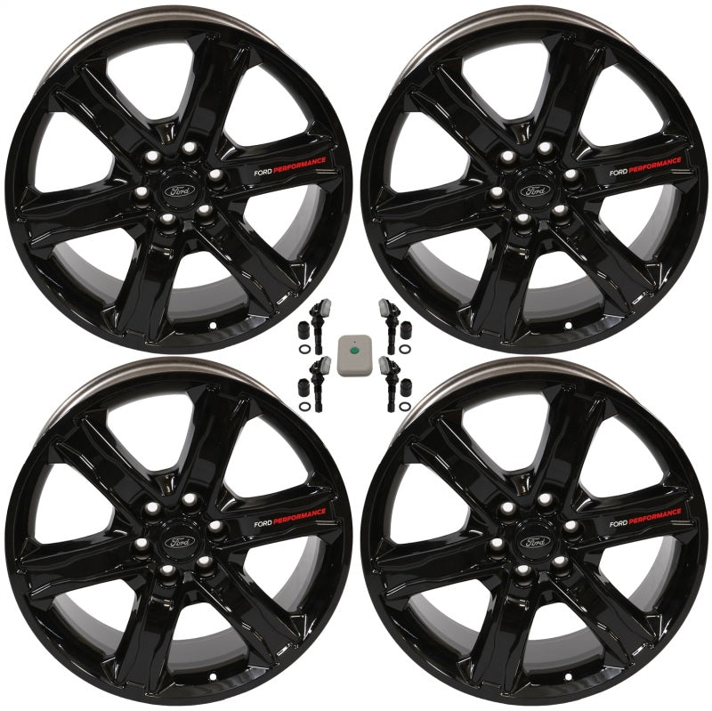 Ford Racing 15-22 F-150 22x9.5in Wheel Kit - Gloss Black