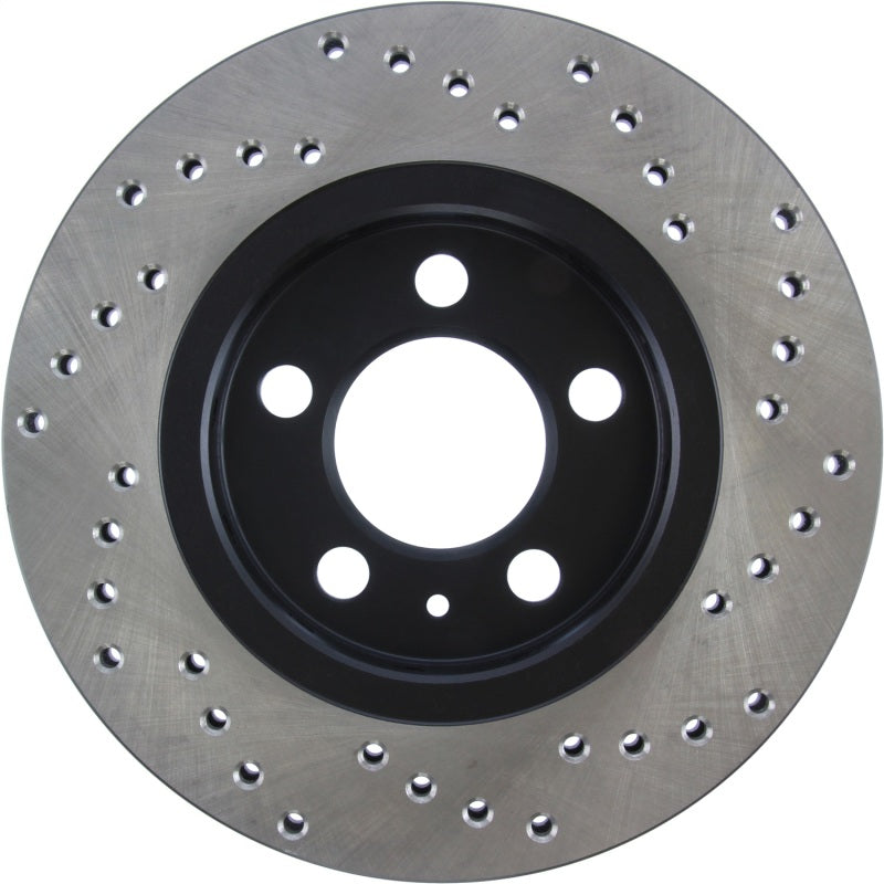 StopTech 03-06 VW Golf GTi (vented rear discs) Drilled Right Rear CRYO Rotor