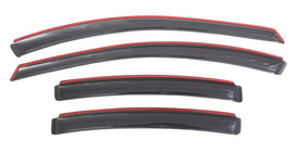 AVS 11-15 Chevy Cruze Ventvisor In-Channel Front & Rear Window Deflectors 4pc - Smoke - GTR Auto