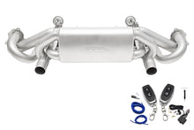 Load image into Gallery viewer, SOUL 2020+ Porsche 718 GT4 / Spyder / GTS Cayman Valved Exhaust - Reuse Tips - w/ Valve Controller