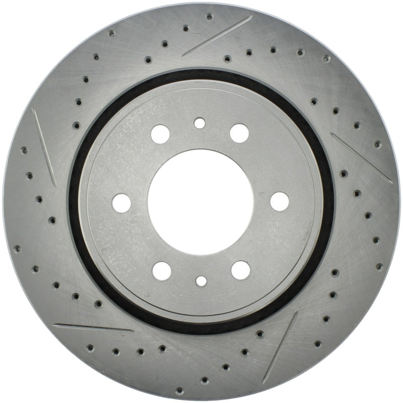 StopTech 07-17 Lincoln Navigator / Ford Expedition Sport Slotted & Drilled Right Front Brake Rotor