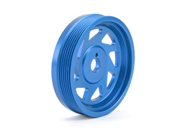 PERRIN 15-18 Subaru WRX / 13-20 BRZ / 14-18 FXT / 13-16 Crosstrek Lightened Crank Pulley - Blue - GTR Auto