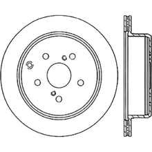 Load image into Gallery viewer, StopTech Power Slot 86-92 Supra ALL Rear Right SportStop Slotted CRYO Rotor