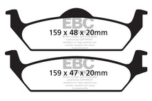 Load image into Gallery viewer, EBC 03-04 Dodge Dakota 2WD 3.9 Ultimax2 Rear Brake Pads