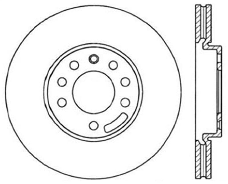 StopTech Drilled Sport Brake Rotor