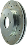 StopTech Select Sport Drilled & Slotted Rotor - Front Left