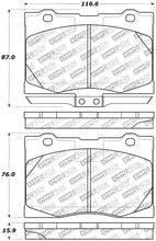 Load image into Gallery viewer, StopTech 05-12 Acura RL Street Select Front Brake Pads