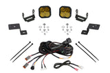Diode Dynamics 21-22 Ford F-150 SS3 Stage Series Backlit Ditch Light Kit - Yellow Pro Combo