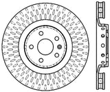 StopTech Drilled & Slotted Right Sport Brake Rotor for 2009 Cadillac CTS-V