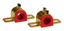 Load image into Gallery viewer, Prothane Universal 90 Deg Greasable Sway Bar Bushings - 1 1/16in - Type B Bracket - Red
