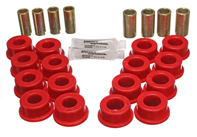 Energy Suspension 84-95 Chevy Corvette Red Rear End Control Arm Bushing Set - GTR Auto
