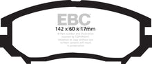 Load image into Gallery viewer, EBC 04-06 Hyundai Tiburon 2.7 6 speed Greenstuff Front Brake Pads