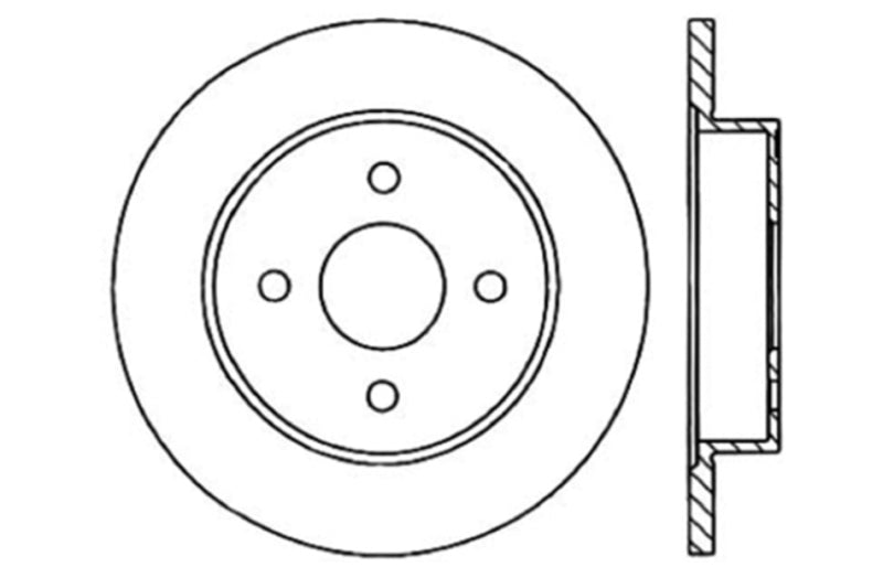 StopTech Drilled Sport Brake Rotor
