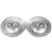 Load image into Gallery viewer, Power Stop 09-10 Audi A6 Quattro Front Evolution Drilled &amp; Slotted Rotors - Pair