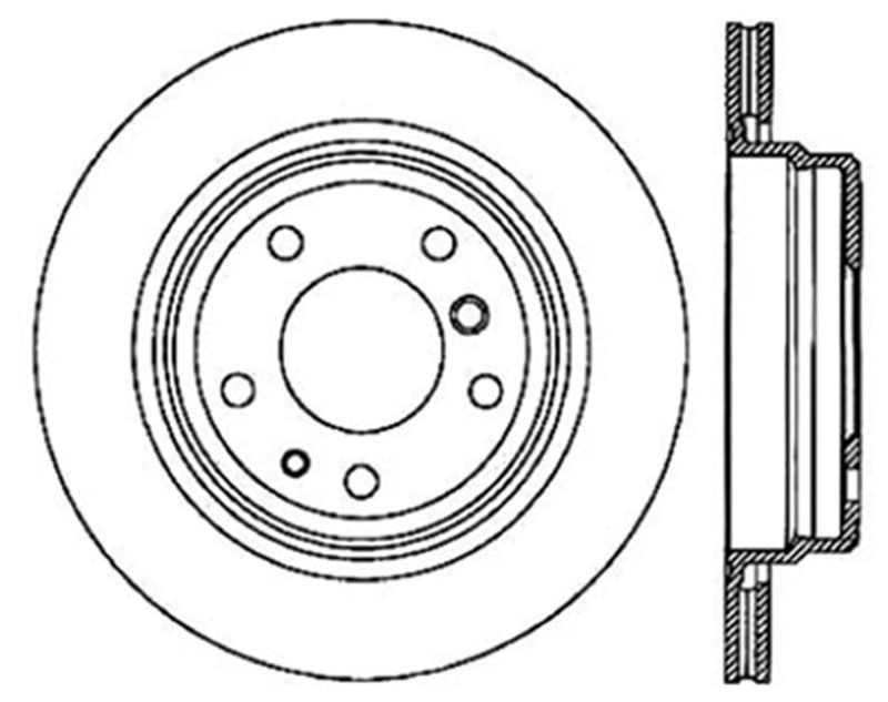 StopTech Slotted & Drilled Sport Brake Rotor