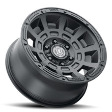 Load image into Gallery viewer, ICON Thrust 17x8.5 5x150 25mm Offset 5.75in BS Satin Black Wheel