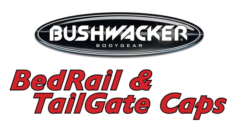 Bushwacker 00-04 Dodge Dakota Fleetside Bed Rail Caps 63.0in Bed - Black