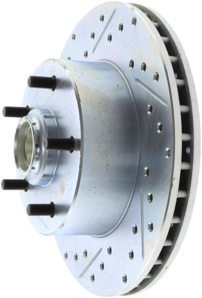 StopTech Select Sport 68-74 Chevrolet Camaro / Chevelle Slotted and Drilled Right Front Rotor