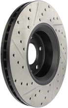 Load image into Gallery viewer, StopTech 05-10 Audi A6 (Not Quattro) / 05-08 A6 Quattro 3.2L Slotted &amp; Drilled Left Front Rotor