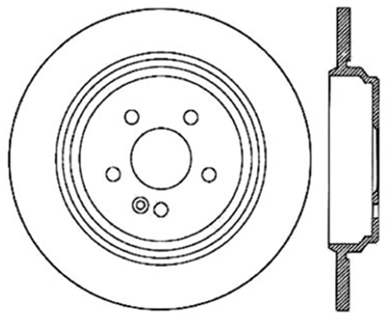 StopTech Drilled Sport Brake Rotor