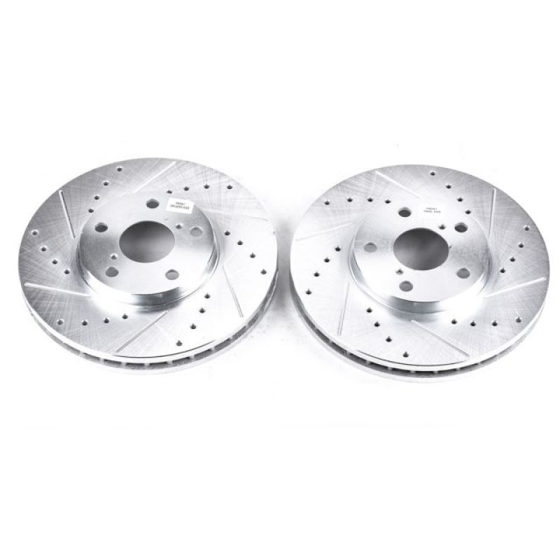 Power Stop 93-05 Lexus GS300 Front Evolution Drilled & Slotted Rotors - Pair