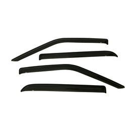 Westin 2015-2018 Ford F-150 SuperCrew Slim Wind Deflector 4pc - Smoke