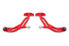 Load image into Gallery viewer, BMR 10-14 Ford Mustang Adj. Lower A-Arms w/ Delrin/Rod End / 18mm Tall Ball Joint - Red - GTR Auto