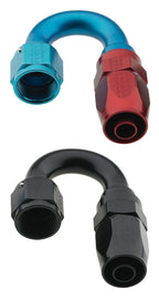 Fragola -12AN Fem x -16AN 180 Degree Expanding Hose End - Blue/Red
