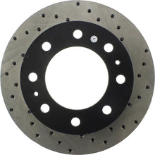 Load image into Gallery viewer, StopTech 02-06 Chevy Avalanche / 02-06 Silverado 1500 2WD Front Left Drilled Sportstop Cryo Rotor