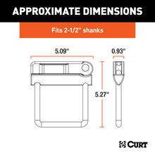 Load image into Gallery viewer, Curt Anti-Rattle Clamp (Fits 2.5in Receiver)