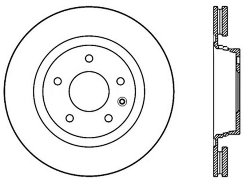 StopTech Slotted Sport Brake Rotor