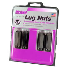 Load image into Gallery viewer, McGard Hex Lug Nut (Cone Seat) M14X2.0 / 13/16 Hex / 2.25in. Length (4-Pack) - Black