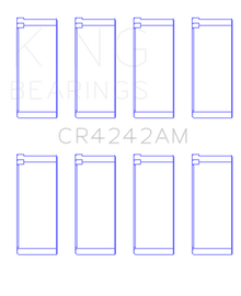 King Engine Bearings Honda 97ci 1.6L L4 B16A2/B16A3 Rod Bearing Set - Size STD