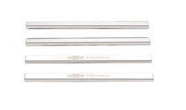 Putco 14-18 Chevy Silv LD - Regular Cab w/ CHEVROLET Etching (4pcs) SS Door Sills