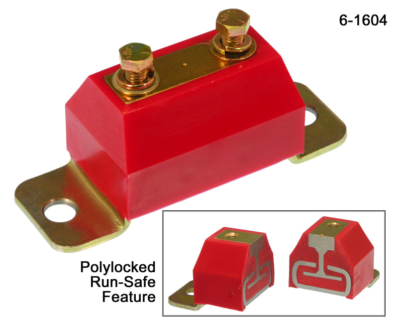 Prothane 79-98 Ford Mustang Trans Mount Bushings - Red