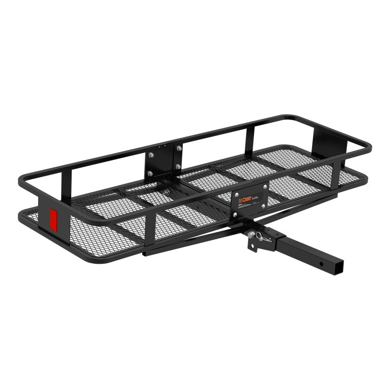 Curt 60in x 20in Basket-Style Cargo Carrier (Folding 2in Shank)