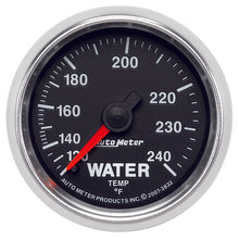 Load image into Gallery viewer, Autometer GS 52mm 120-240 Deg F Mechanical Water Temperature Gauge