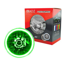 Load image into Gallery viewer, Oracle Pre-Installed Lights 7 IN. Sealed Beam - Green Halo