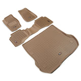 Rugged Ridge Floor Liner Front/Rear/Cargo Tan 2005-2010 Jeep Grand Cherokee WK