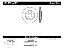 Load image into Gallery viewer, Stoptech 98-03 Jaguar XJ8 Front Premium High Carbon CRYO-STOP Rotor