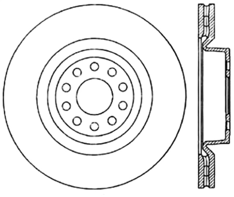 StopTech Drilled Sport Brake Rotor