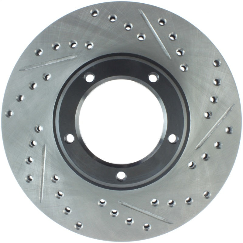 StopTech 95-04 Toyota Tacoma Left Front Slotted & Drilled Rotor