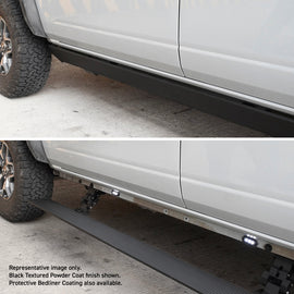 RealTruck 07-21 Toyota Tundra EC 4dr VoltStep Electric Running Board Kit - Bedliner Coating