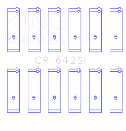 King Engine Bearings Connecting Rod Bearing Set, For FORD V6 177CI 2.8L, 245CI 4.0L