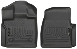 Husky Liners 15-23 Ford F-150 Standard Cab Pickup WeatherBeater Front Black Floor Liners - GTR Auto