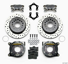 Load image into Gallery viewer, Wilwood Forged Dynalite P/S P-B Kit Drilled Polished Mopar/Dana 2.36in Off w/Snap Ring Bearing