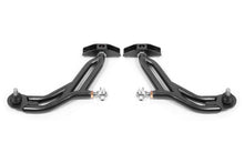 Load image into Gallery viewer, BMR 10-14 Ford Mustang Adj. Lower A-Arms w/ Delrin/Rod End / 18mm Tall Ball Joint - Black Hammertone - GTR Auto