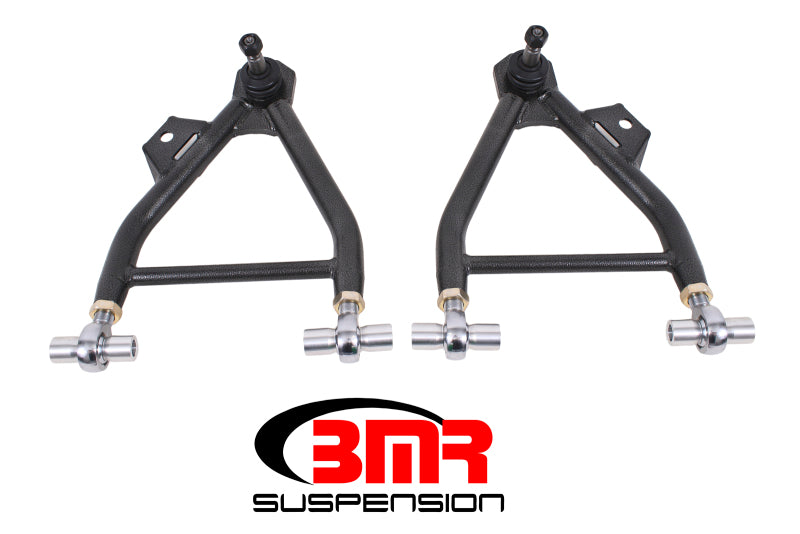 BMR 94-04 Mustang Lower A-Arms (Coilover Only) w/ Adj. Rod End & Tall Ball Joint - Black Hammertone - GTR Auto