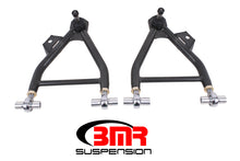 Load image into Gallery viewer, BMR 94-04 Mustang Lower A-Arms (Coilover Only) w/ Adj. Rod End &amp; Tall Ball Joint - Black Hammertone - GTR Auto